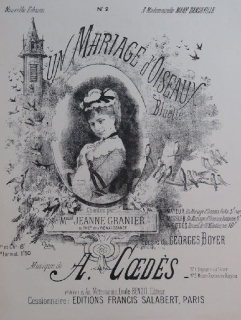 Un Mariage D'Oiseaux Varioustes (Cht-Pno